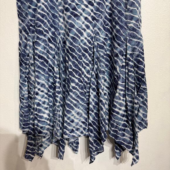 Chico's Blue Tie Dye Maxi Skirt Sz 3/XL - Picture 4 of 14